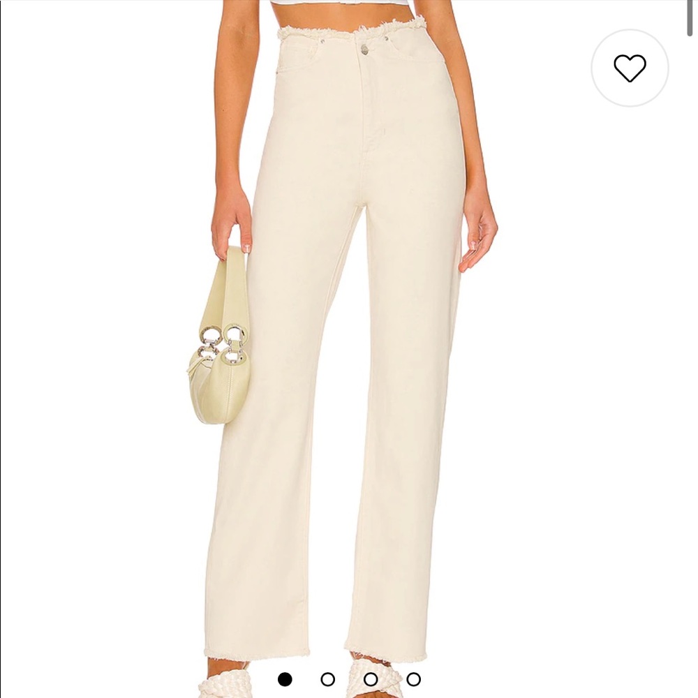Frayed Straight Jean in Classic White
WeWoreWhat size 29